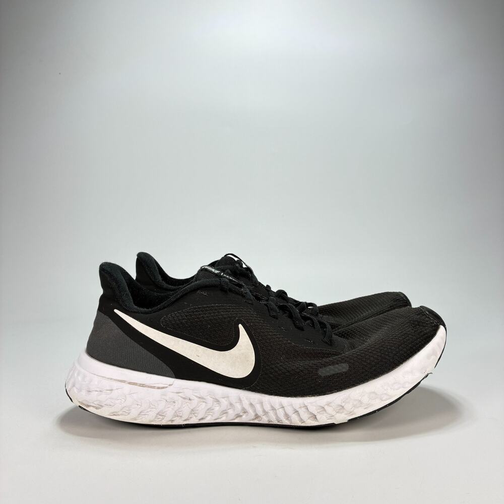 Nike Revolution 5 Black White Lace Road Running Shoes BQ3204-002 Men's Size 11.5